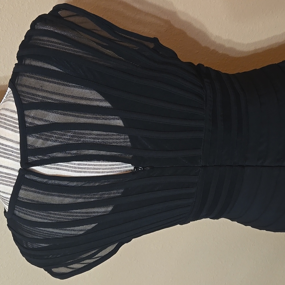🖤Adrianna Papell🖤Elegant Black Dress🖤 - Picture 4 of 4